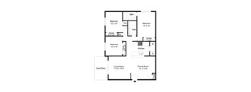 Wheatleigh Floorplan at Commons at Timber Creek Apartments, Portland