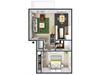 Carlton Floorplan Carlton Floorplan at Commons at Timber Creek Apartments, Oregon, 97229