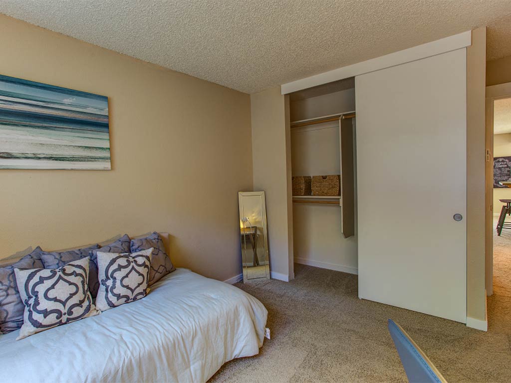 Second Bedroom with Closet at Commons at Timber Creek, Portland, Oregon