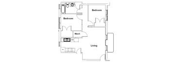 (722 Gholson) 2 Bed 1 Bath