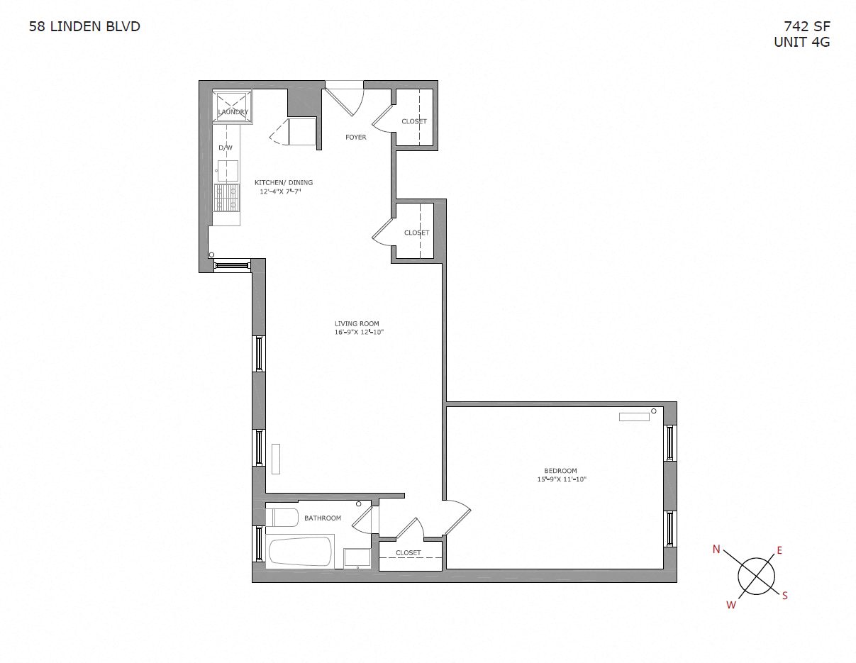 58 Linden Blvd 1-3 Beds Apartment for Rent - Photo Gallery 10