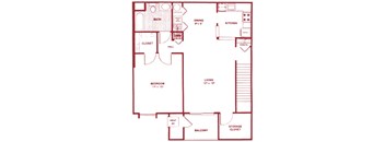 1 Bedroom Upper
