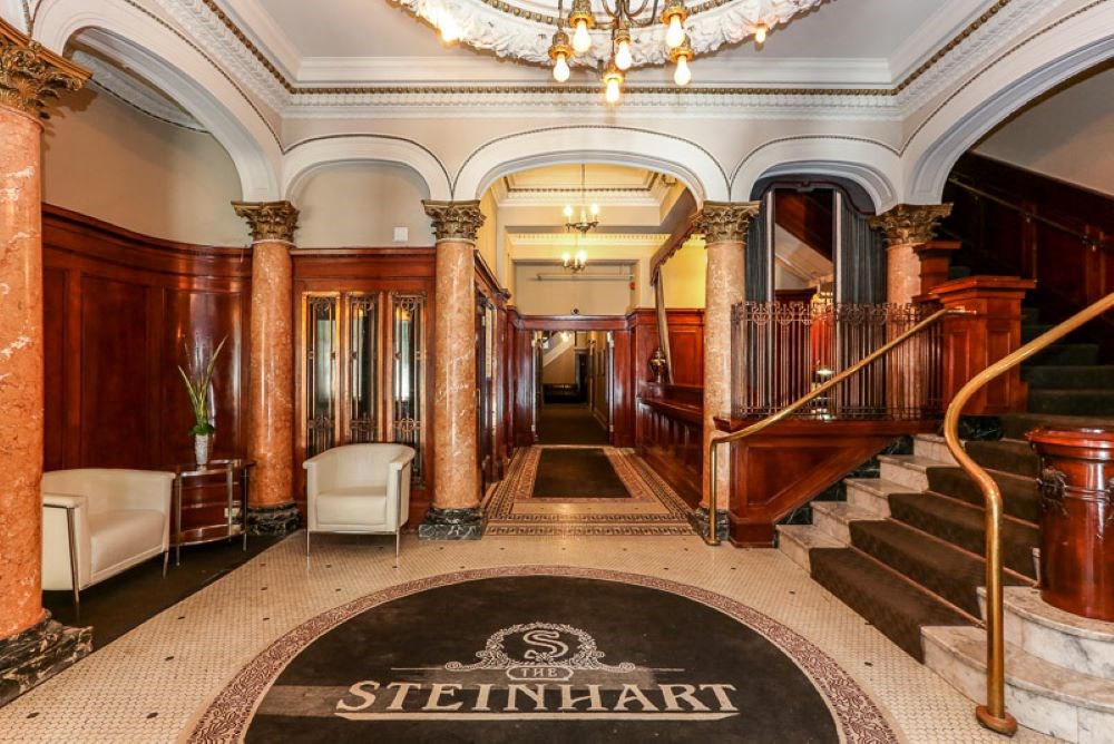 the lobby of the stonewall hotel