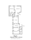 3 Bedroom, 3 Bathroom - Plan 5
