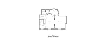 1 Bedroom D - Plan 9