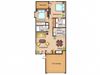 The Redwood floor plan.