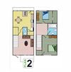 Two bedroom floor plan l Autumn Oaks Apts in Suisun City, CA