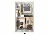 Pointe at 2316 Apts 1 bed One Bedroom Floor Plan Apts for rent atPointe at 2316 Apts