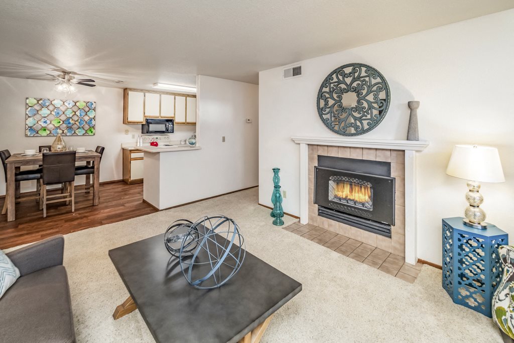 CLASSIC 2BD/2BTH Fireplace in select homes at Cameron Oaks apts in Cameron Park, CA