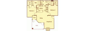 2 Bedroom Floor Plan Elk Grove Apartments l Castellino at Lauga West Apartments