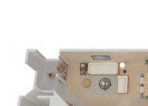 The Oleander floor plan Two Bedroom Apartments in Chico CA l Eaton Village Apartments