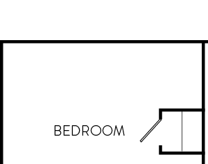 One bedroom floor plan