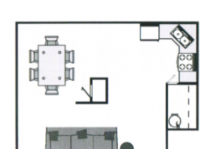 Floorplan Chabot Linvale Apartments | Two Bedroom Apartments in San Leandro, Ca l Linvale Apartments