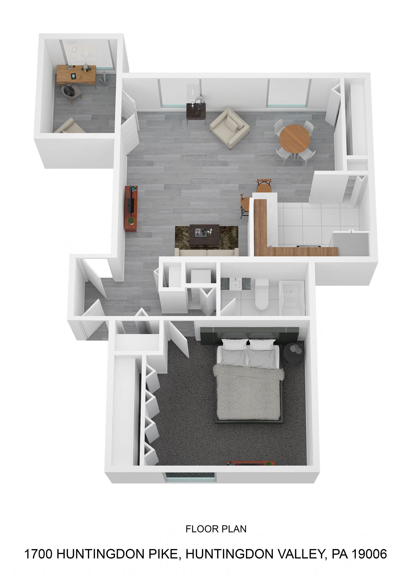 1 Bedroom w/ Den