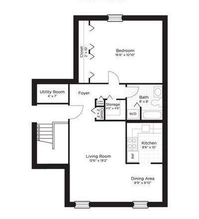 1 Bedroom Floor Plan 1