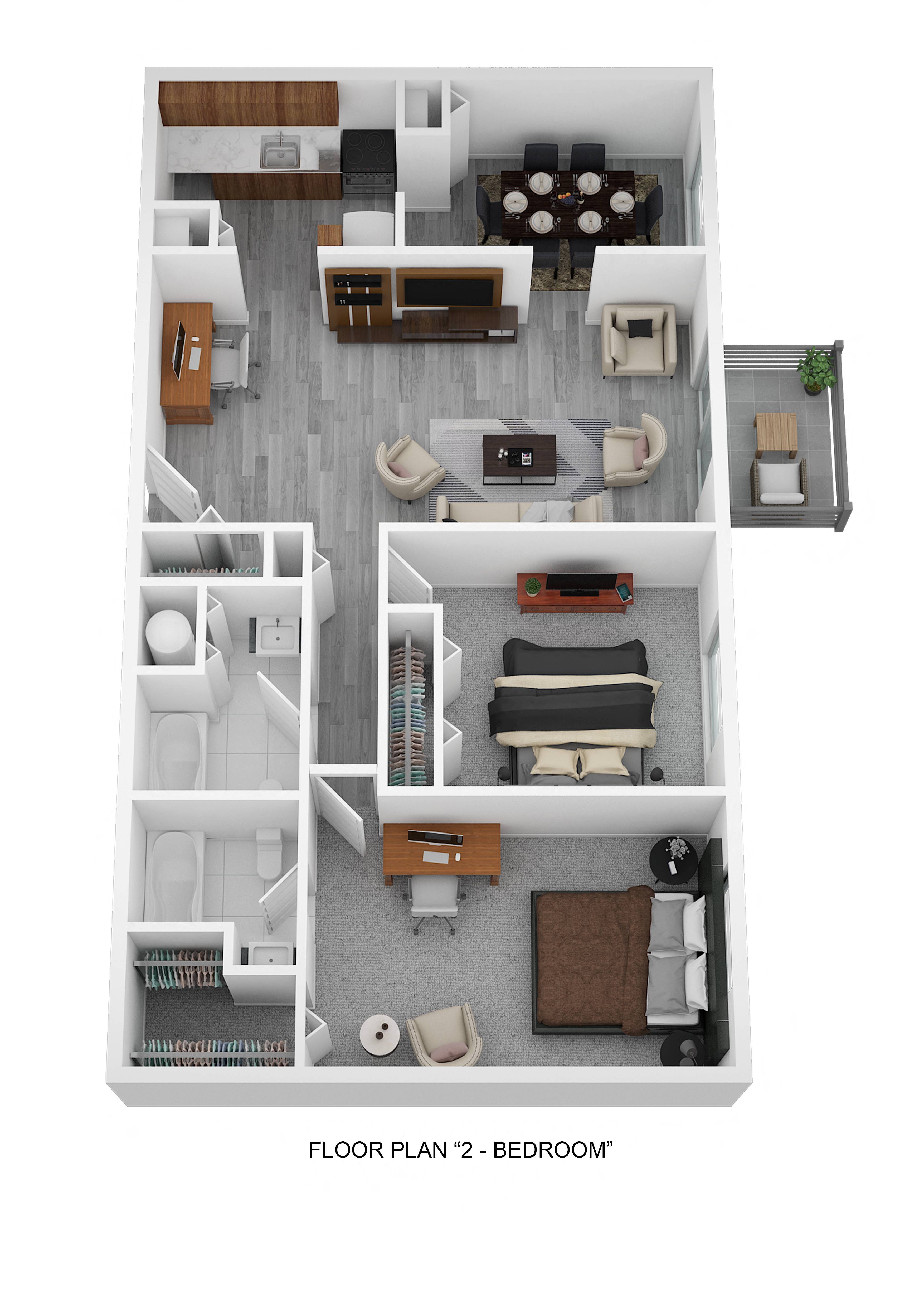 2 Bedroom