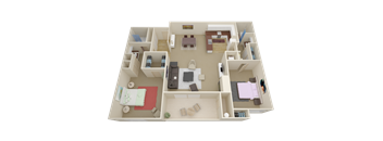 2x2 units available at Oak Ridge Apartments in Sacramento, CA