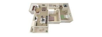 2x1 units available at Oak Ridge Apartments in Sacramento, CA