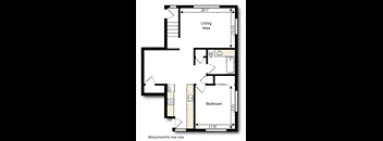 1 bedroom floorplan