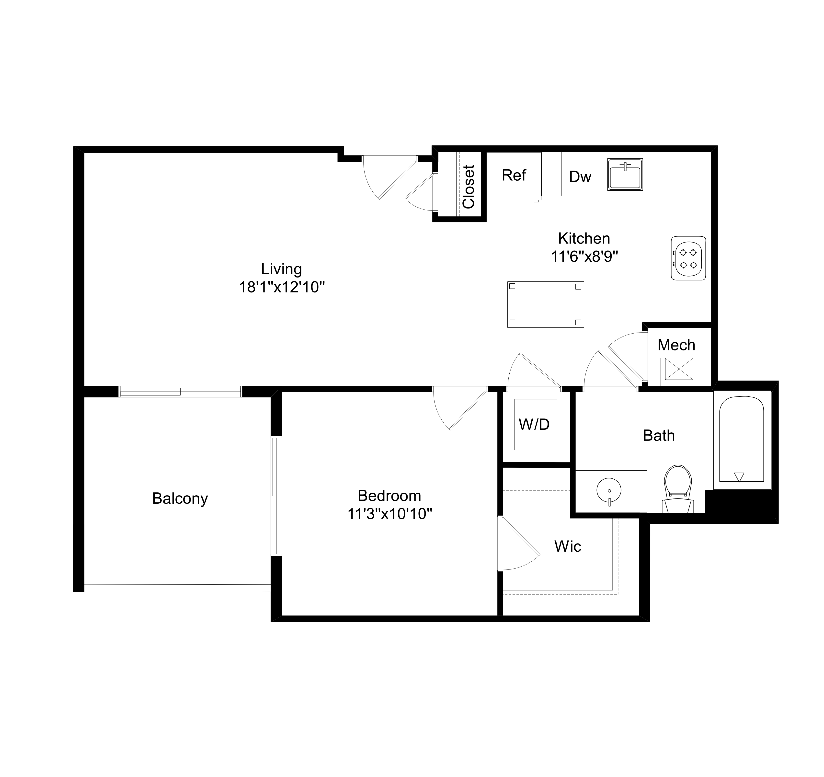 3828 Georgia Avenue, NW Studio-2 Beds Apartment for Rent - Photo Gallery 17