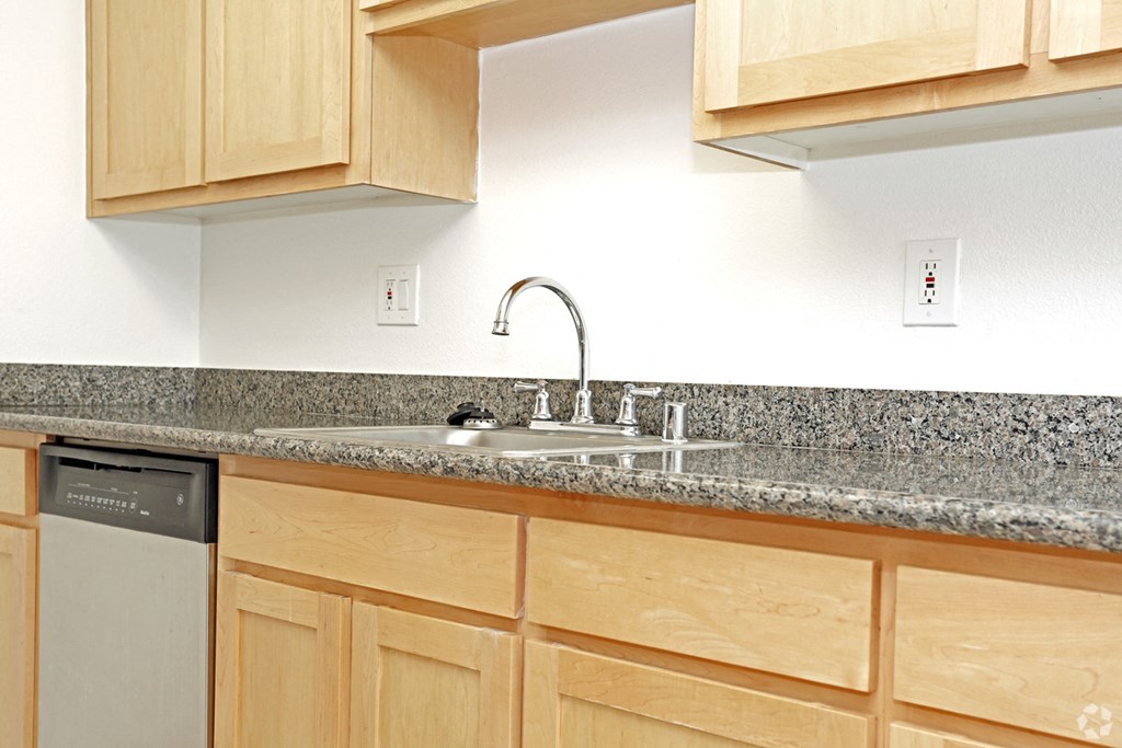 Kitchen sink and counter at PARKSIDE BRENTWOOD, California