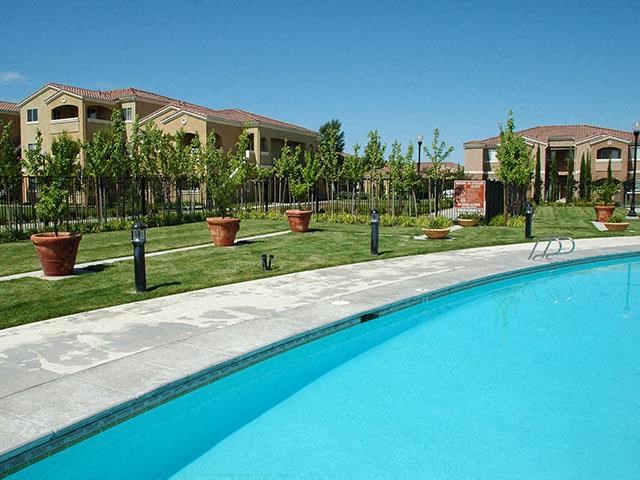 Pool with landscape Siena Villas Apts for rent in Elk Grove Ca