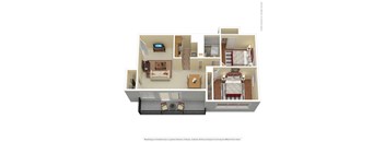 2 Bedroom 1 Bathroom