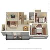 2 Bedroom 1 Bathroom