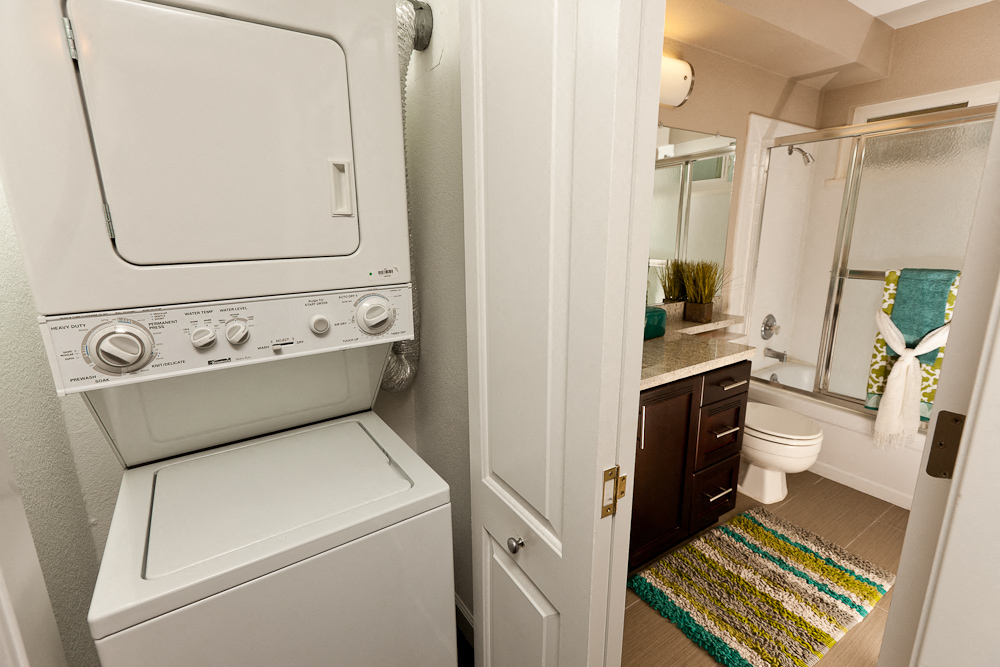 Washer and Dryer by Bathroom Sacramento Ca Apartments For Rent Montecito Villas