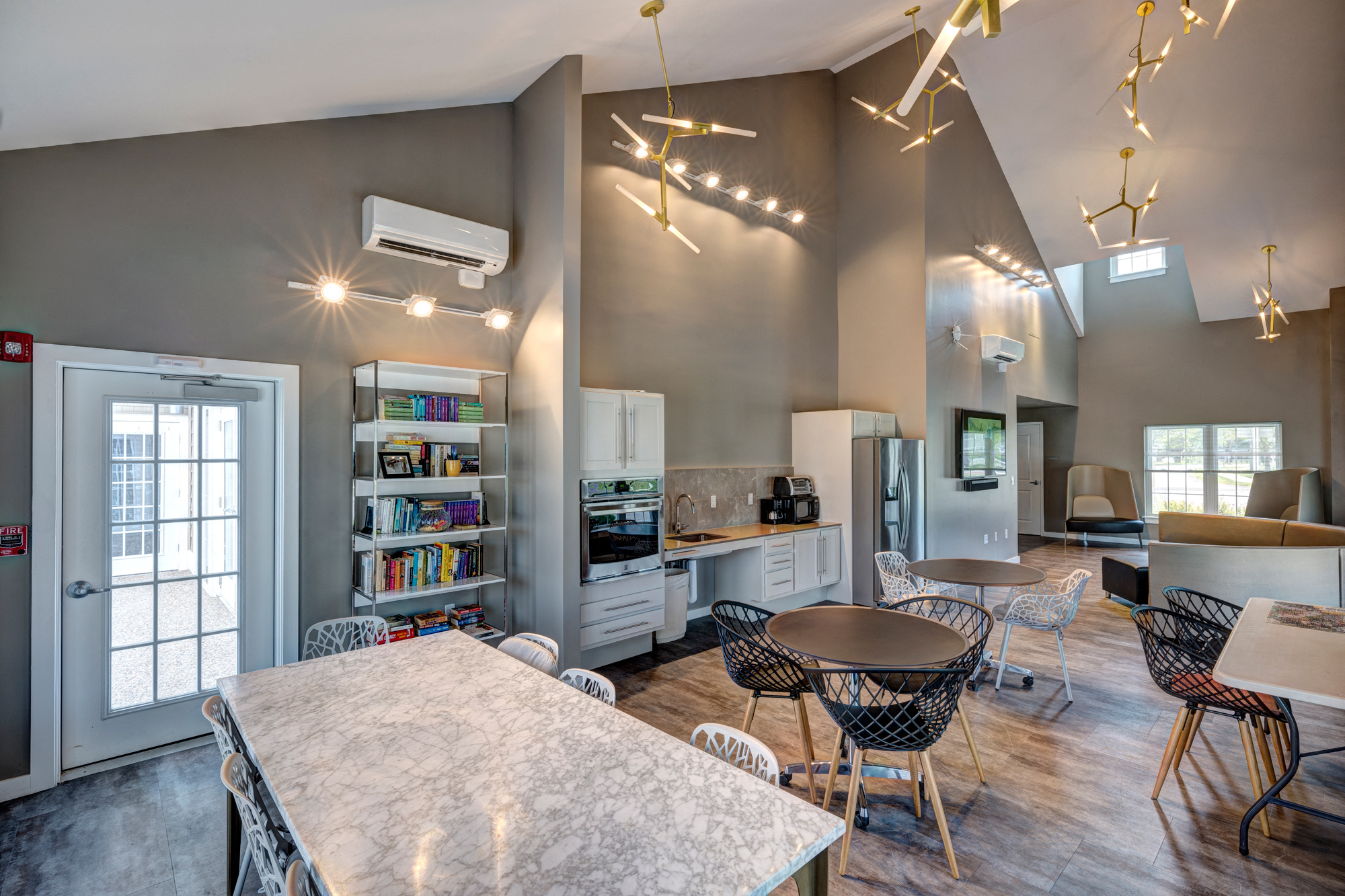 Community Clubroom at Island Creek Village in Duxbury, MA