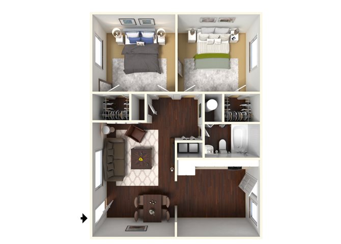 1212 Bidwell floorplan 1