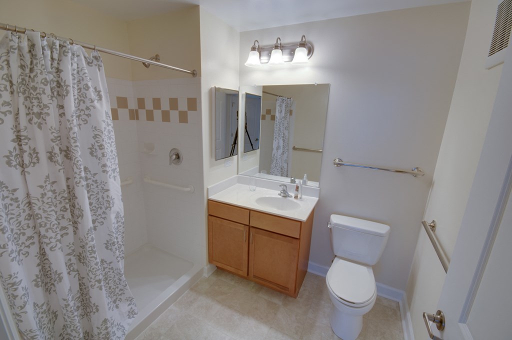 Bathroom with Step-in Shower