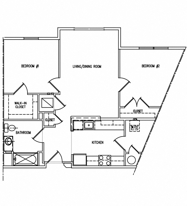 Victory Court Floor Plan 2J