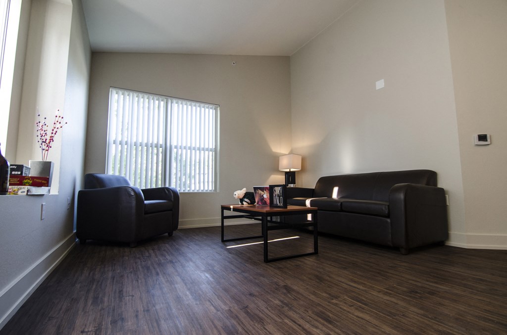 Spacious Living room in East Lansing Apartments near Michigan State University | Beech Townhomes