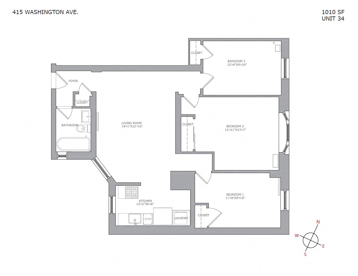 415 Washington Avenue 2-4 Beds Apartment for Rent - Photo Gallery 10