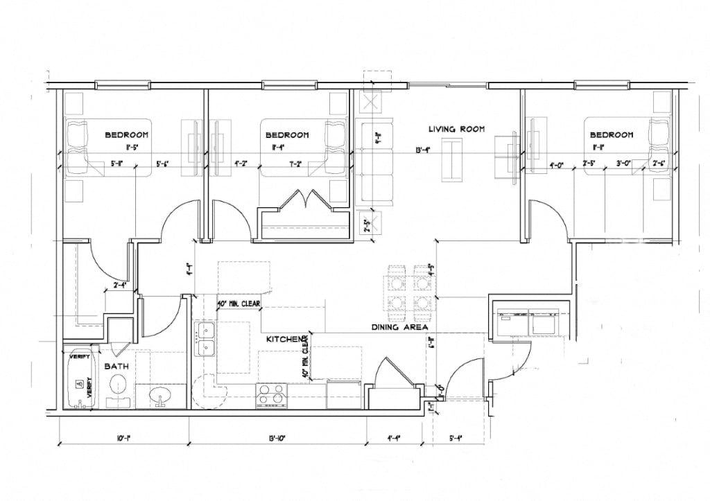 3 Bedroom 1 Bathroom