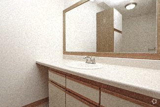 Large Vanity in Bathroom