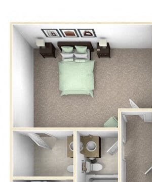 3 bedroom apartment floor plan
