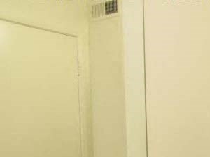 Bathroom with cupboards