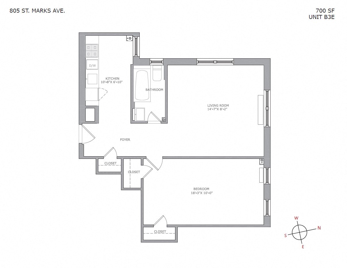 805 St. Marks Avenue 1-3 Beds Apartment for Rent - Photo Gallery 11