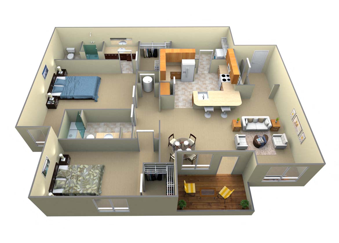 B2 Mountain View Floor Plan Layout