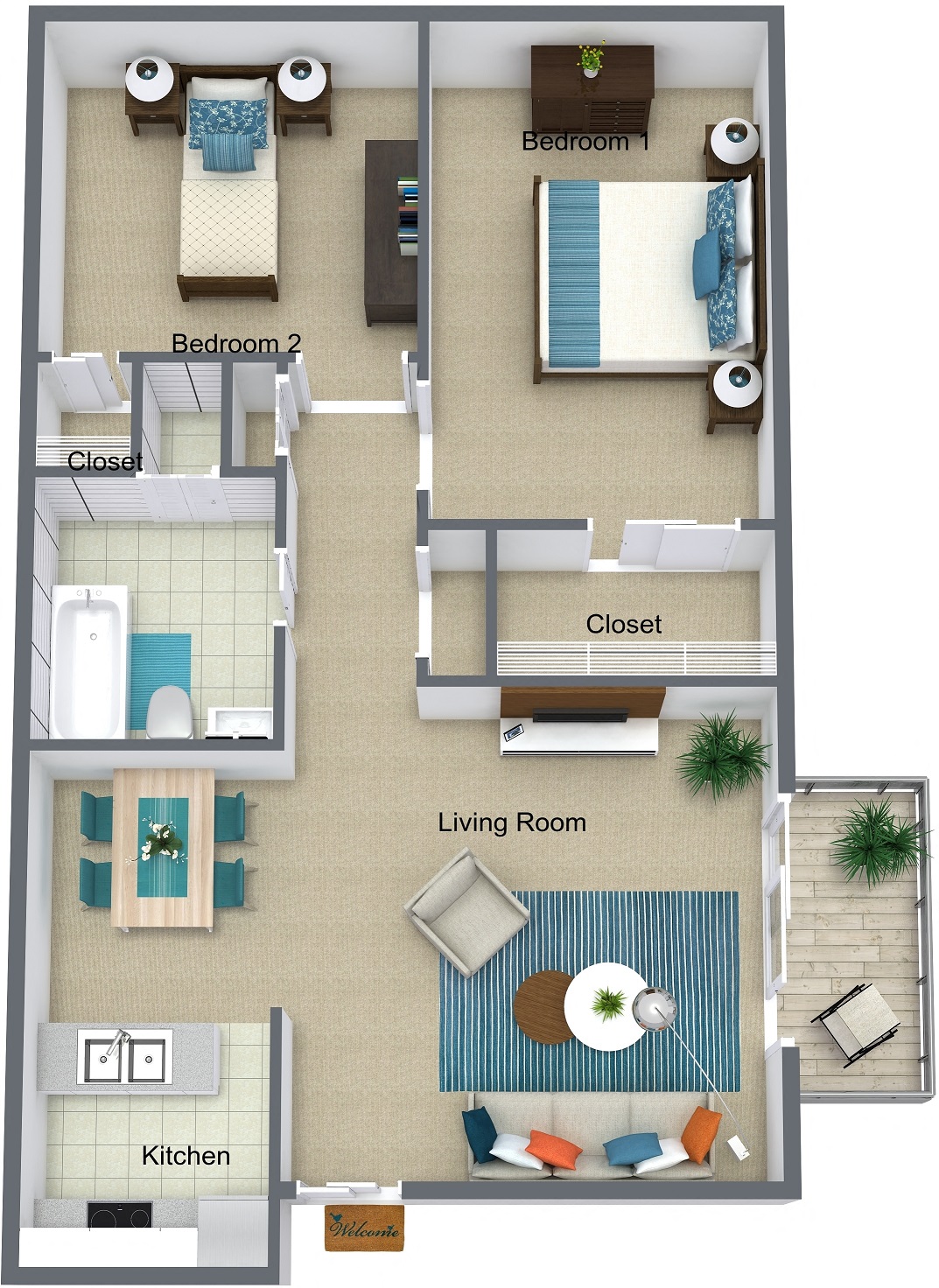 Two Bedroom