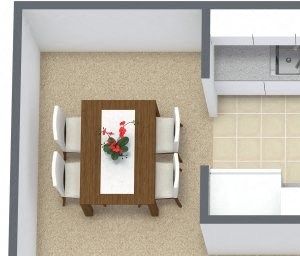 one bedroom floor plan