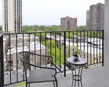 Patio/Balcony at Park Lincoln by Reside, 2470 N Clark St, Chicago