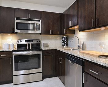 Kitchens with GE Energy Star Appliances at Park Lincoln by Reside, 2470 N Clark St, 60614-2746