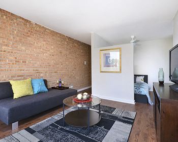 Exposed Brick Walls at Park Lincoln by Reside, IL, 60614-2746