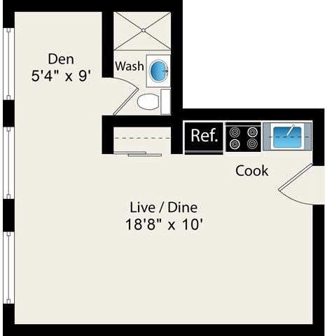 Studio Floor plan