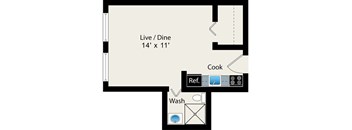 Studio Floor plan