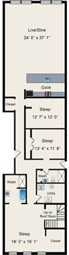 Floor Plan at 945 W Fulton Market Apartments