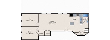 1 Bedroom with Den
